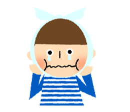 Stripe Girl & Dot Boy sticker #382766