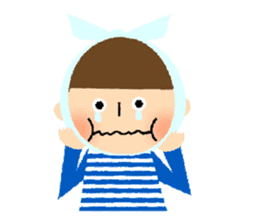 Stripe Girl & Dot Boy sticker #382766