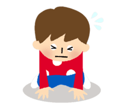 Stripe Girl & Dot Boy sticker #382768