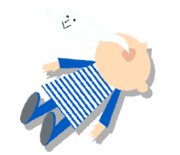 Stripe Girl & Dot Boy sticker #382769