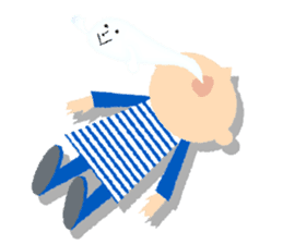 Stripe Girl & Dot Boy sticker #382769