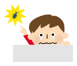 Stripe Girl & Dot Boy sticker #382770