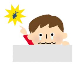 Stripe Girl & Dot Boy sticker #382770