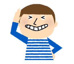 Stripe Girl & Dot Boy sticker #382778