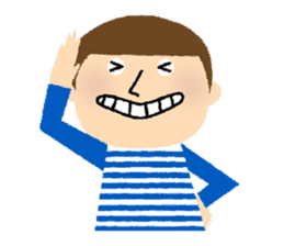 Stripe Girl & Dot Boy sticker #382778