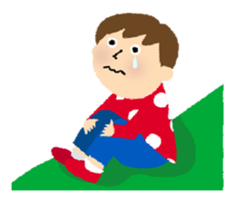 Stripe Girl & Dot Boy sticker #382779