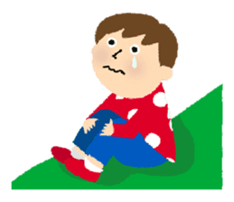 Stripe Girl & Dot Boy sticker #382779