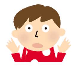 Stripe Girl & Dot Boy sticker #382781