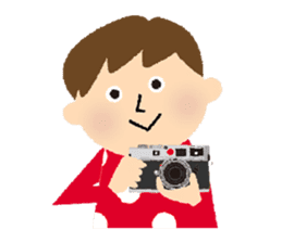 Stripe Girl & Dot Boy sticker #382783