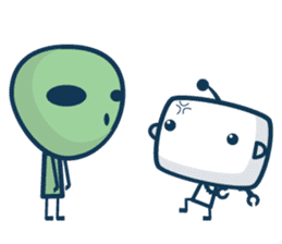 TV robi sticker #383133