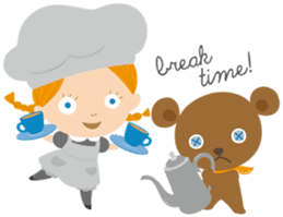 Petit Chou et Creme sticker #383204