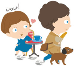 Petit Chou et Creme sticker #383211