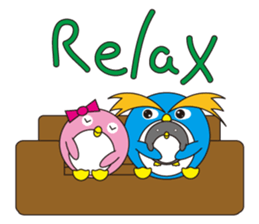 circle face 15 penguin part 2 sticker #383364