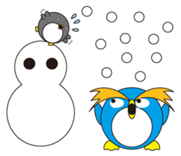 circle face 15 penguin part 2 sticker #383380