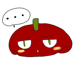 Art-chan apple hat sticker #384024