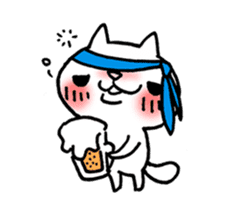 The White Kitten Kitty sticker #384182