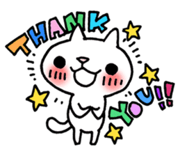 The White Kitten Kitty sticker #384184