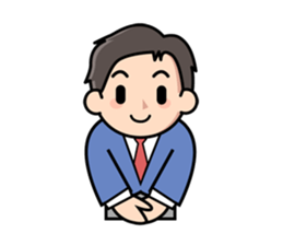 Mundane office worker sticker #384666