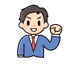 Mundane office worker sticker #384671