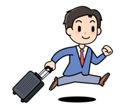 Mundane office worker sticker #384681