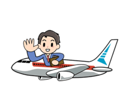 Mundane office worker sticker #384682