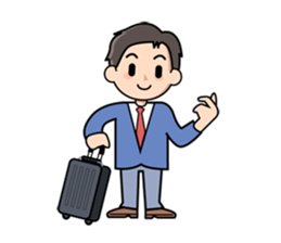 Mundane office worker sticker #384683