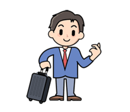 Mundane office worker sticker #384683