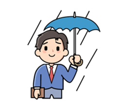 Mundane office worker sticker #384684