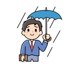 Mundane office worker sticker #384684