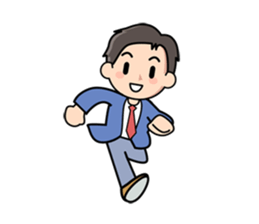 Mundane office worker sticker #384685