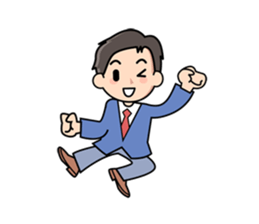 Mundane office worker sticker #384686