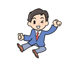 Mundane office worker sticker #384686