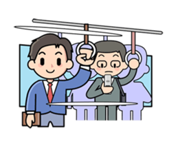 Mundane office worker sticker #384690