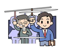 Mundane office worker sticker #384691