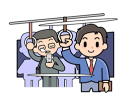 Mundane office worker sticker #384691