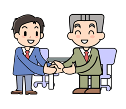 Mundane office worker sticker #384693