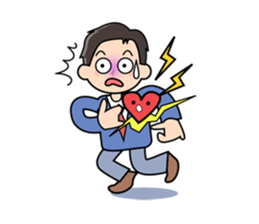 Mundane office worker sticker #384697