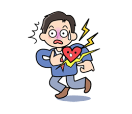 Mundane office worker sticker #384697