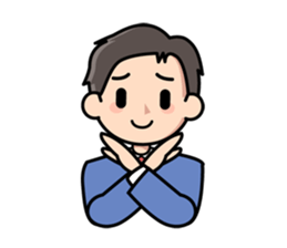 Mundane office worker sticker #384700