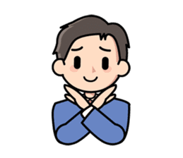 Mundane office worker sticker #384700