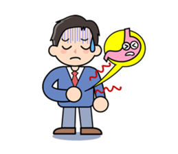 Mundane office worker sticker #384703