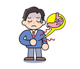 Mundane office worker sticker #384703