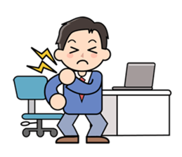 Mundane office worker sticker #384704