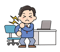 Mundane office worker sticker #384704