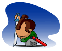 Samurai friends sticker #385108