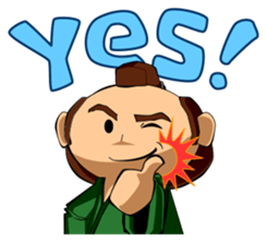 Samurai friends sticker #385111