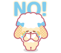 Marchen poodle sticker #385268