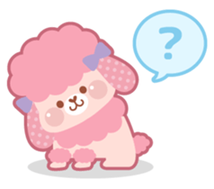 Marchen poodle sticker #385286