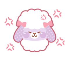 Marchen poodle sticker #385287