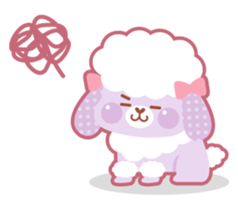 Marchen poodle sticker #385293